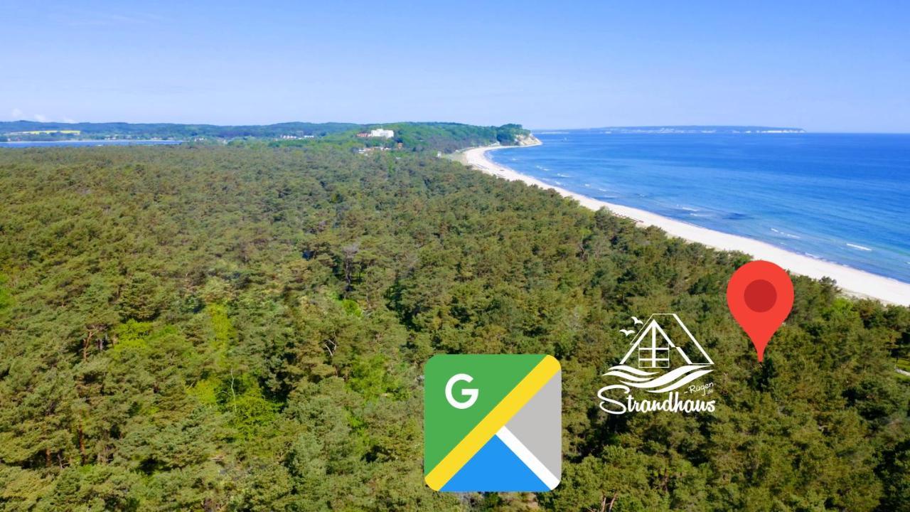 Strandhaus Ruegen - Meerblick, Sauna, Kamin & Whirlpool Бабе Экстерьер фото